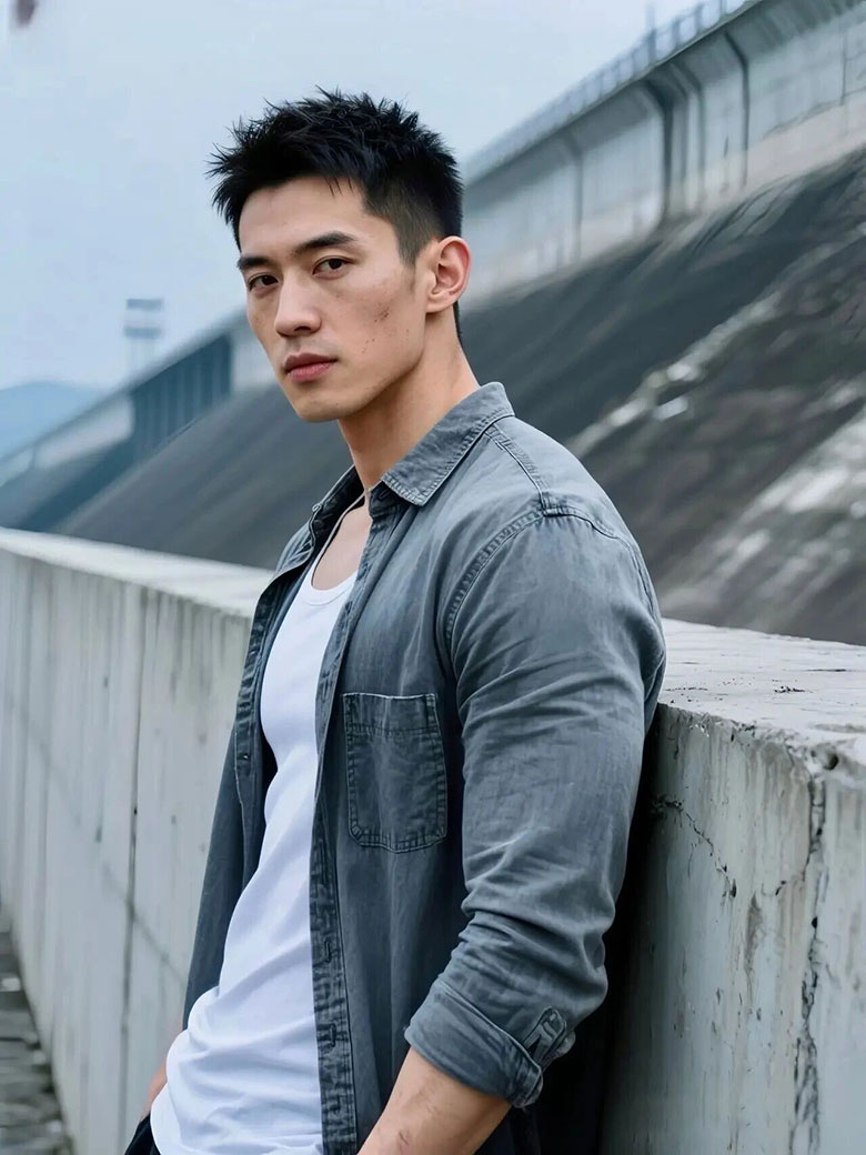 当牛仔外套邂逅工业风，解锁硬核男性魅力