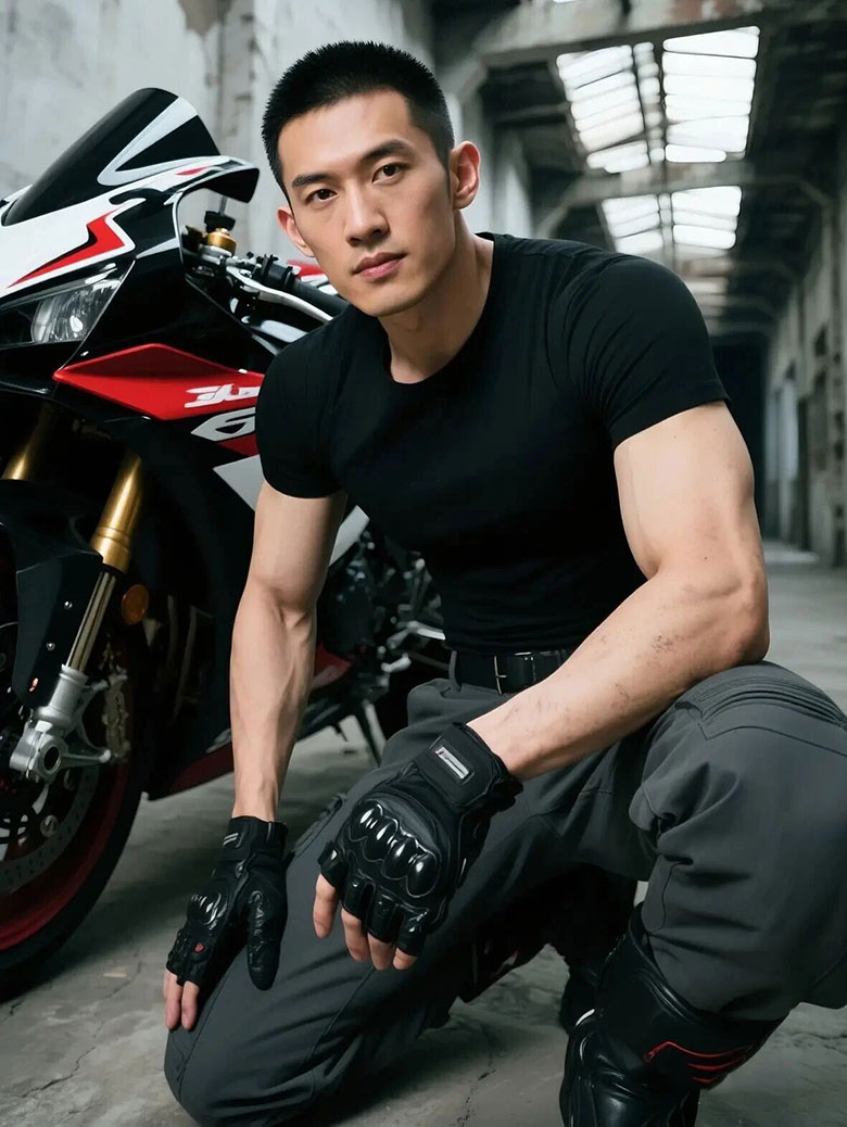 硬核型男×机车：解锁工业风的野性浪漫